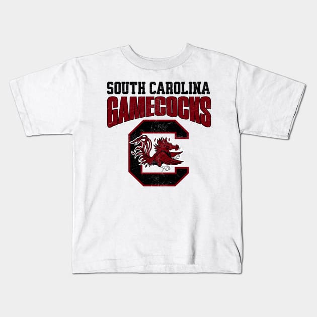 South Carolina Gamecocks - Women's Basketball 2024 National Champions Kids T-Shirt by harrison gilber